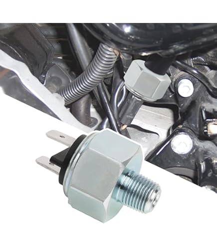 Amazon.com: PSLER Motorcycle Rear Brake Light Switch Hydraulic